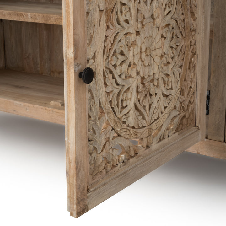 Indira Armoire Light Brown