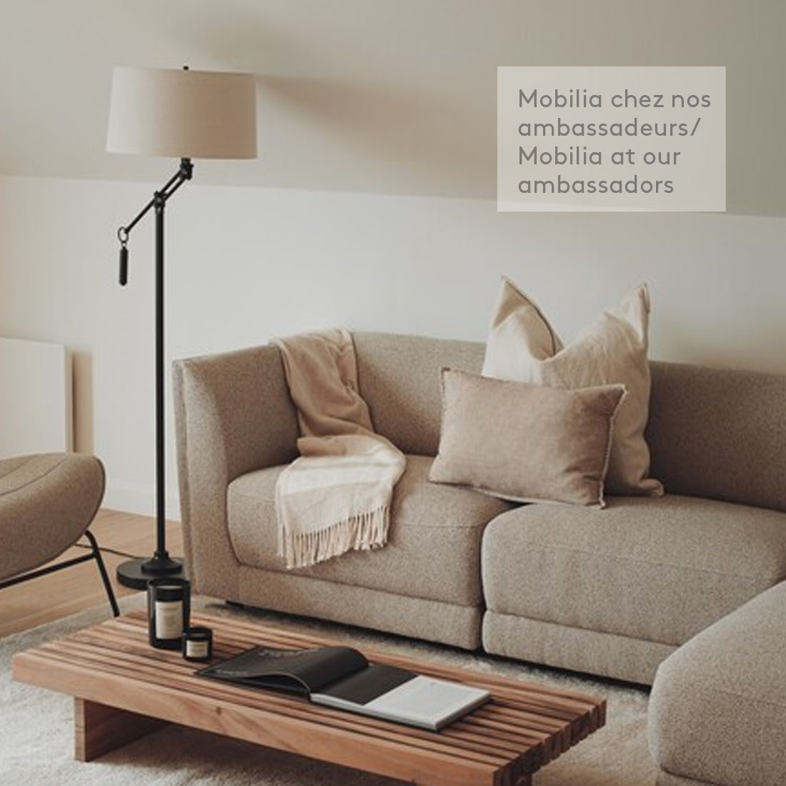 Nathan Fabric Modular Set Beige