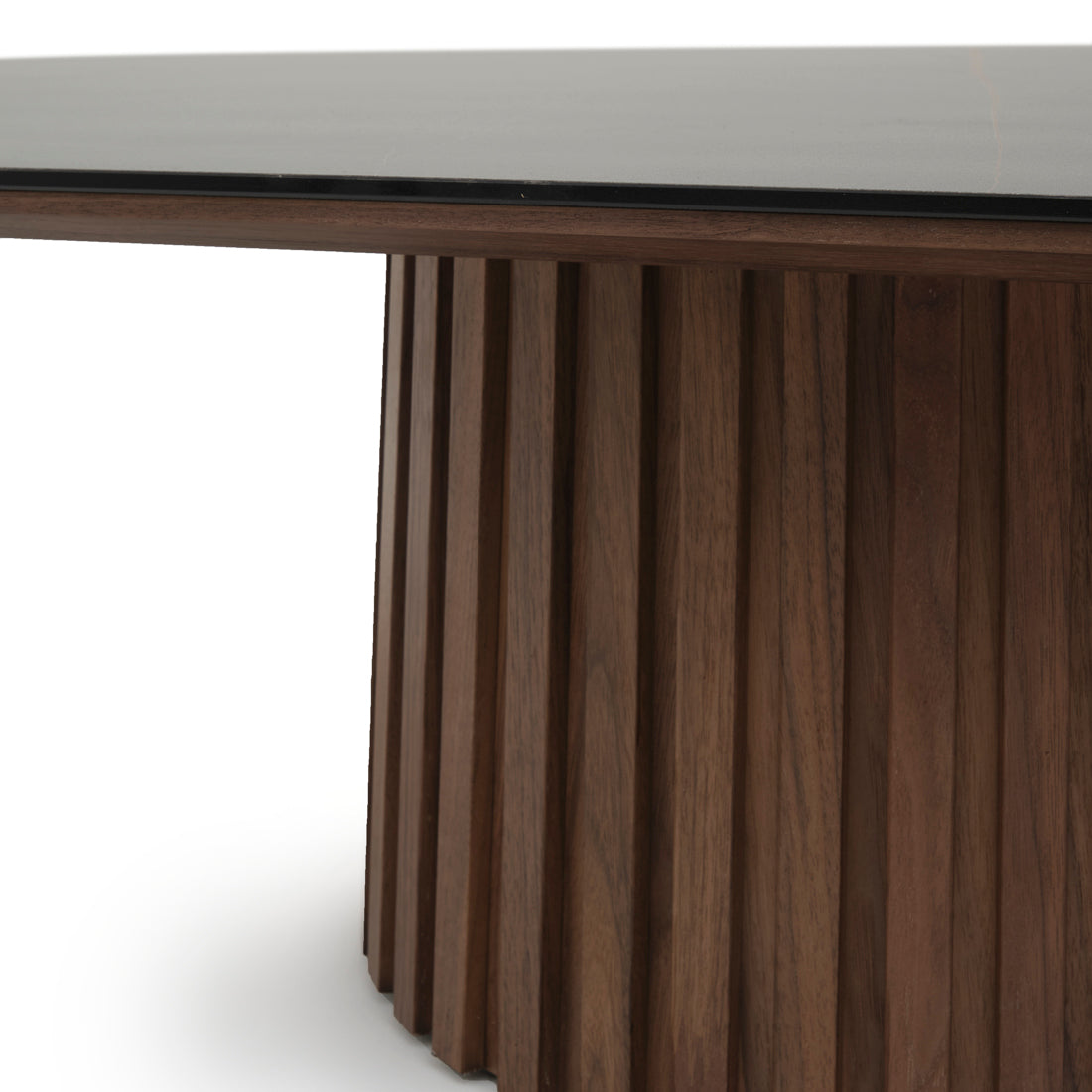 Elzie Ceramic Coffee Table Black