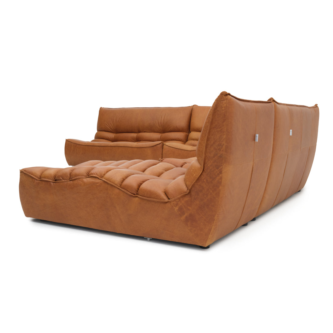 Nesto Leather Modular Set Cognac