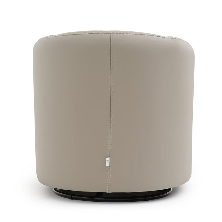 Westie Swivel Accent Chair Light Grey