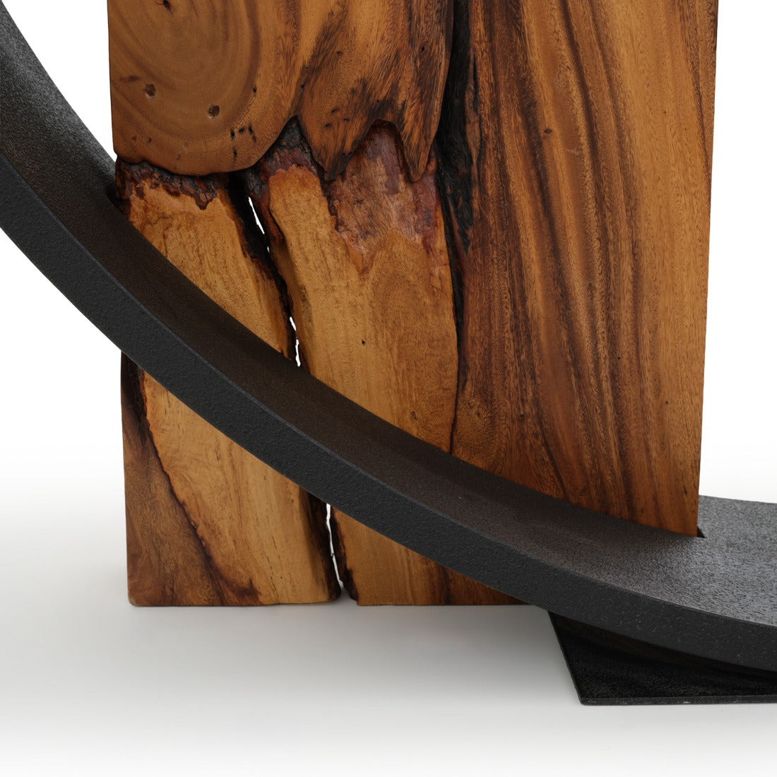 Nalca Wood Console Table Black