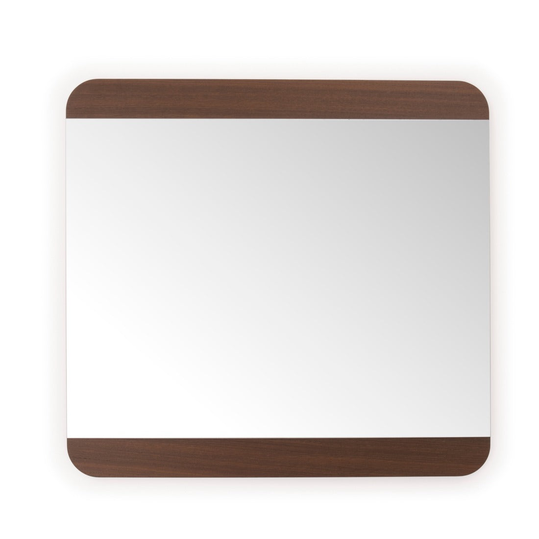 Wadena Wall Mirror Dark Brown