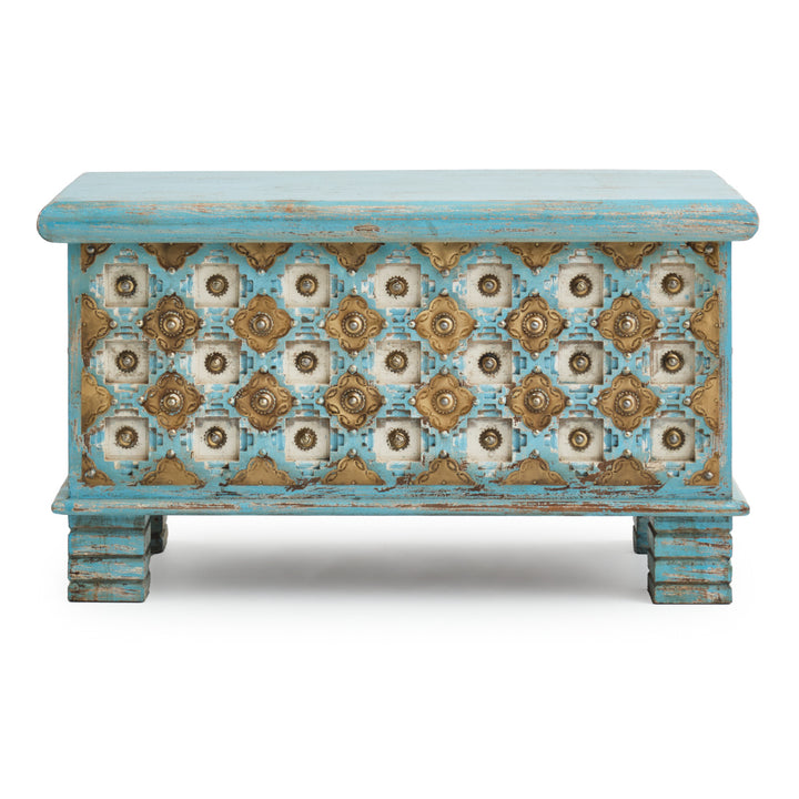 Navya Wood Accent Table Multicolour