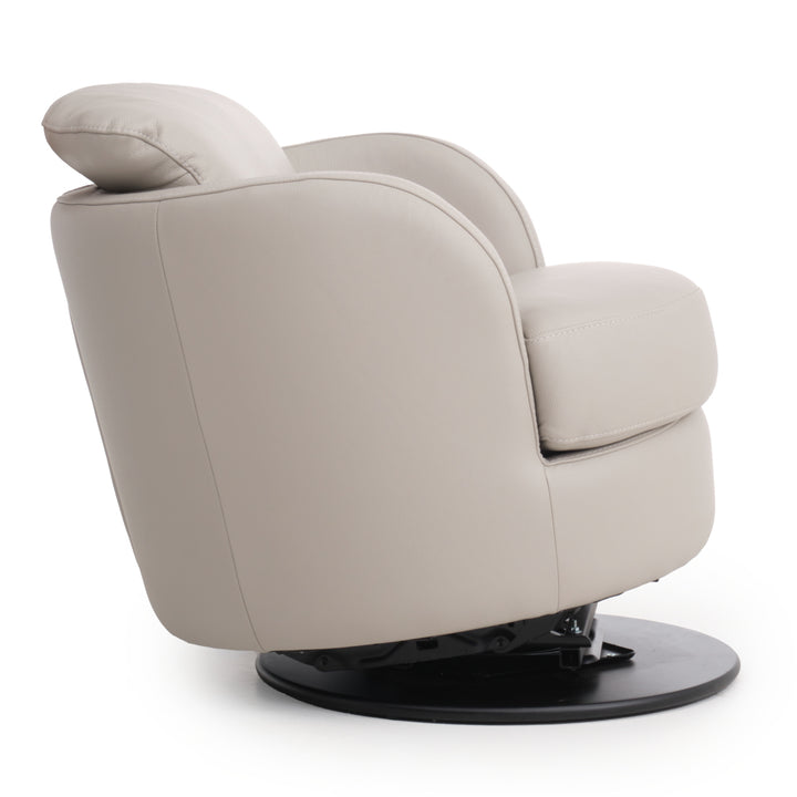 Wedia Swivel Accent Chair Light Grey