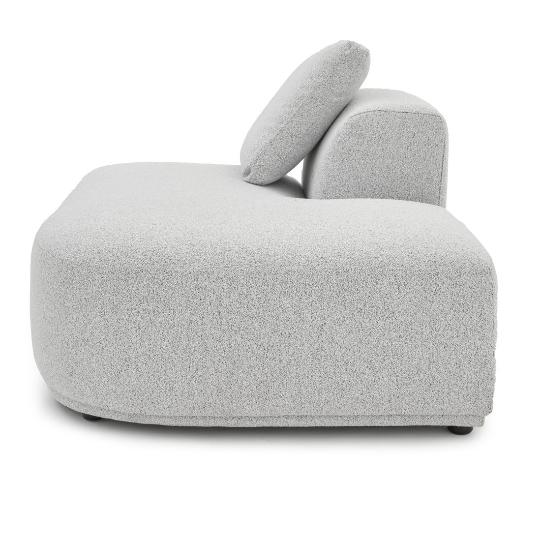 Willowdale Modular Chair W. Right Bumper Light Grey