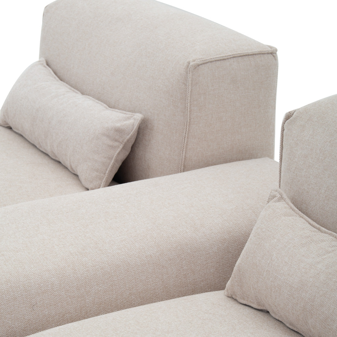 Ellemia Fabric Modular Set Beige