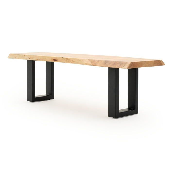 Noema Wood Bench Light Brown