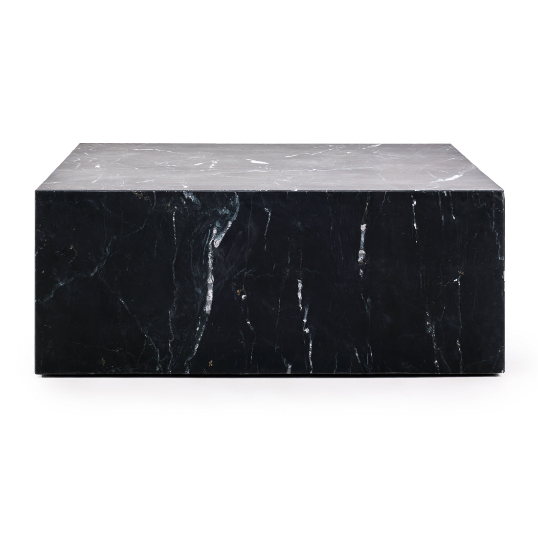 Nabby Marble Coffee Table Black