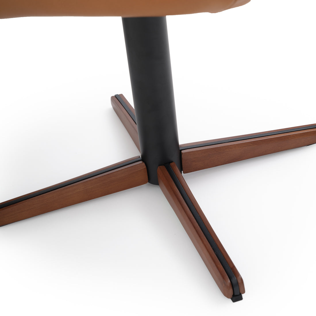 Nell Reclining Chair with Ottoman Cognac