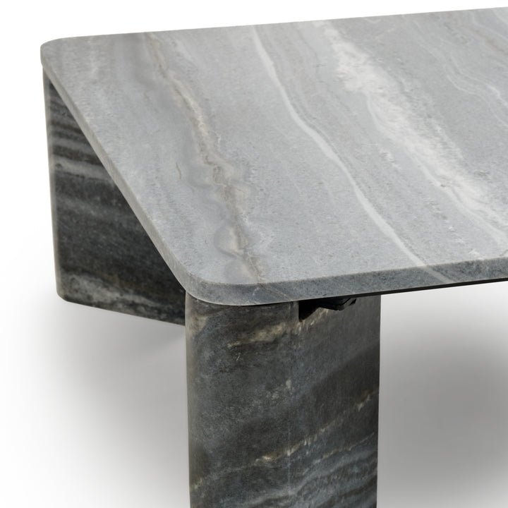 Wamin Marble Coffee Table Light Grey