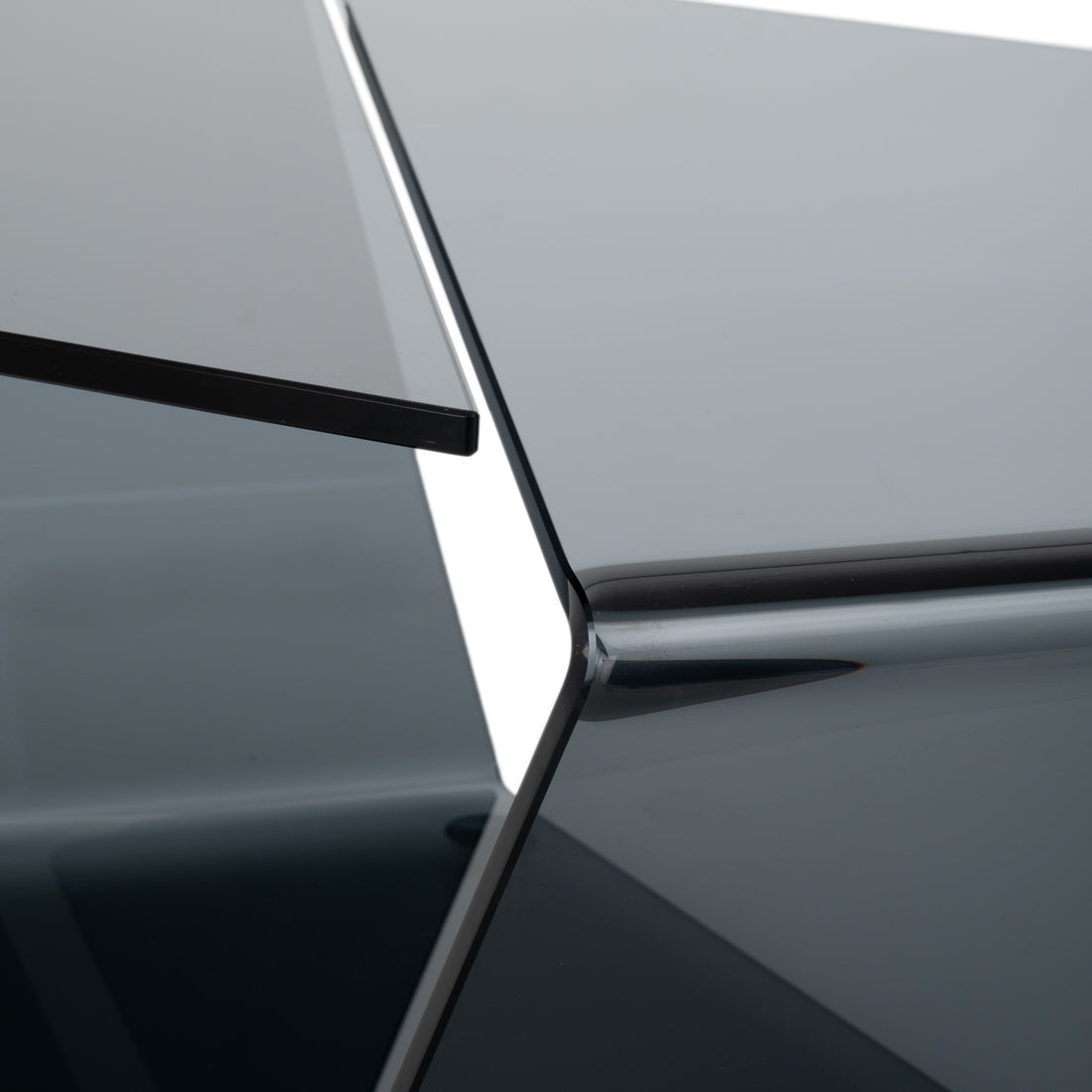 Waina Glass Coffee Table Black