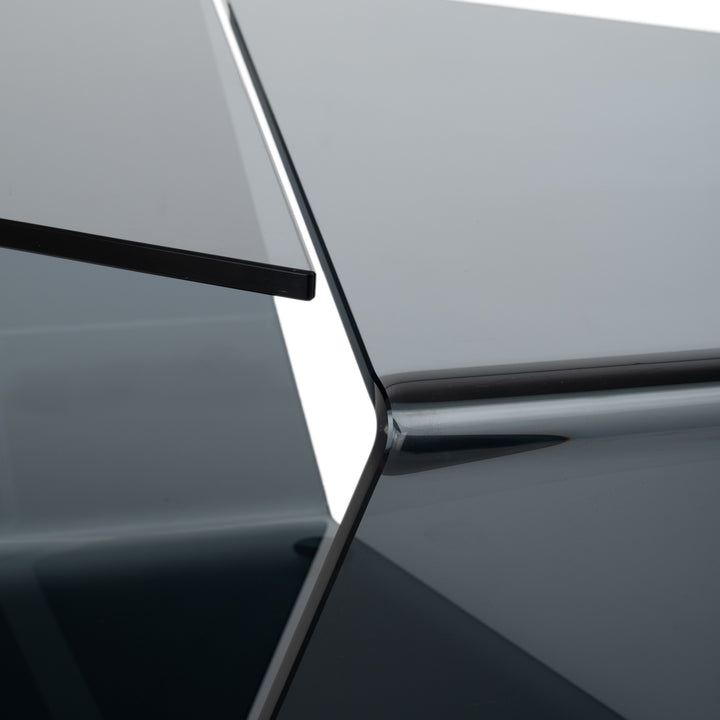 Waina Glass Coffee Table Black