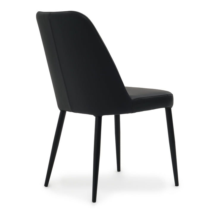 Wima Leather Chair Black