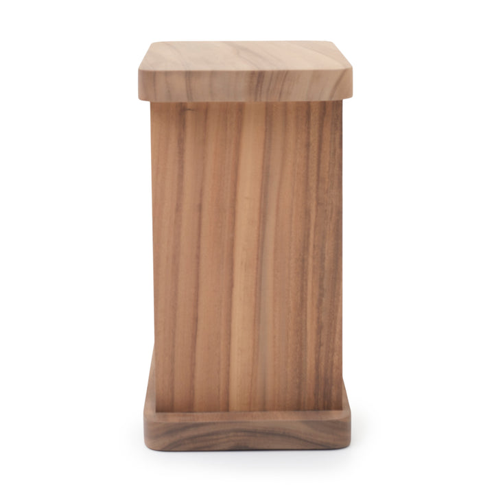 Siya Wood Accent Table Light Brown