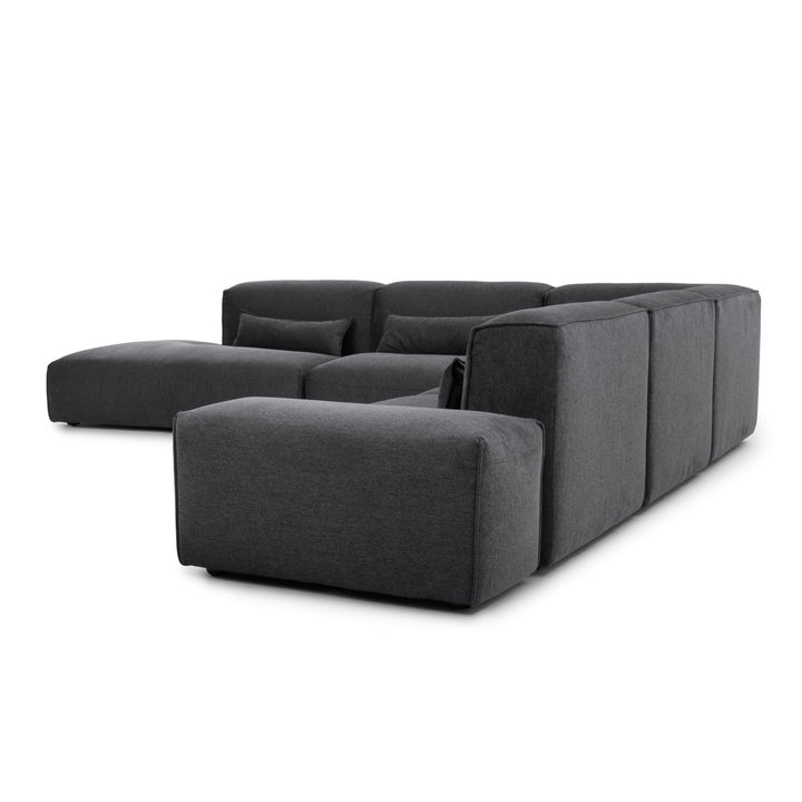 Ellemia Fabric Modular Set Dark Grey