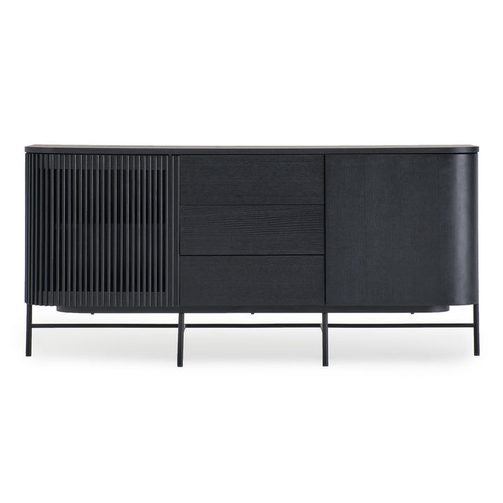 Easton Wood Sideboard Black