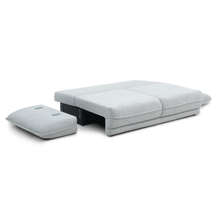 Nojave Fabric Queen Sofa-Bed Off White