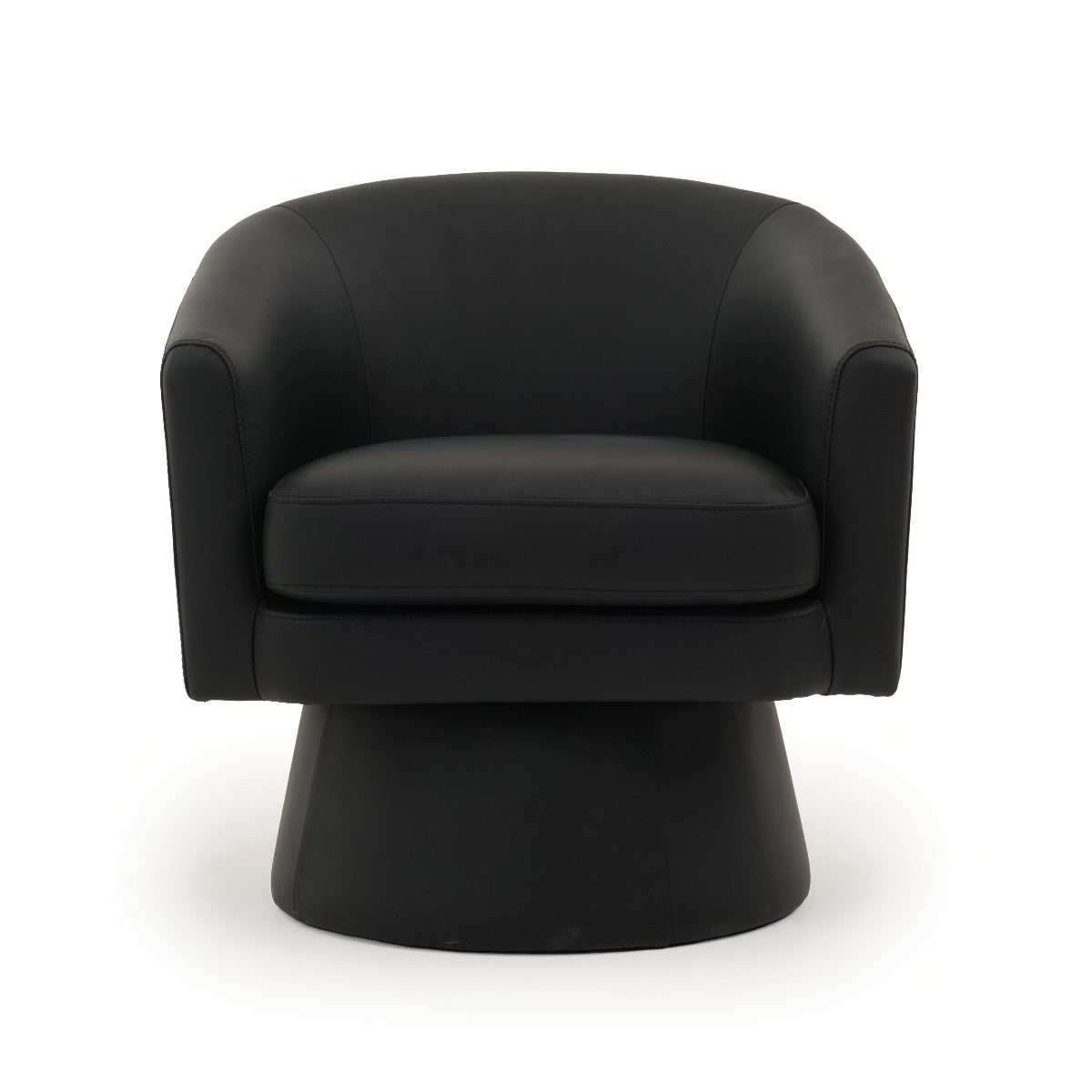 Wesel Swivel Accent Chair Black