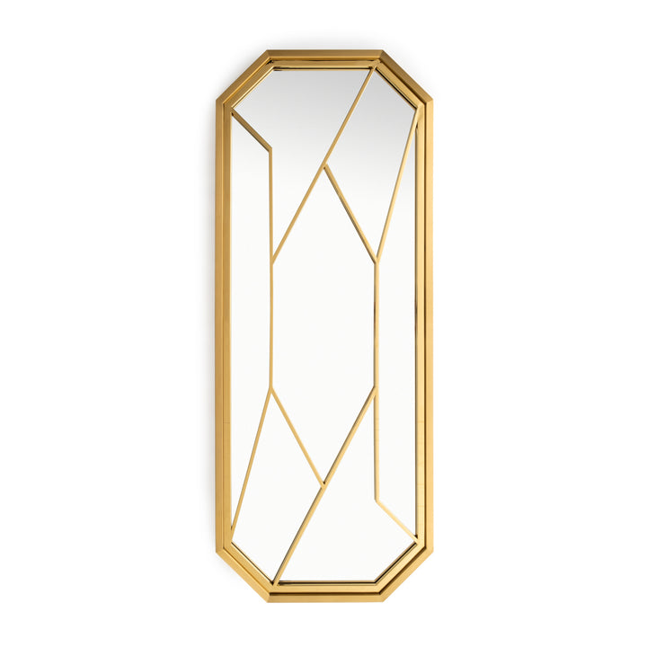 Wavi Floor Mirror Gold