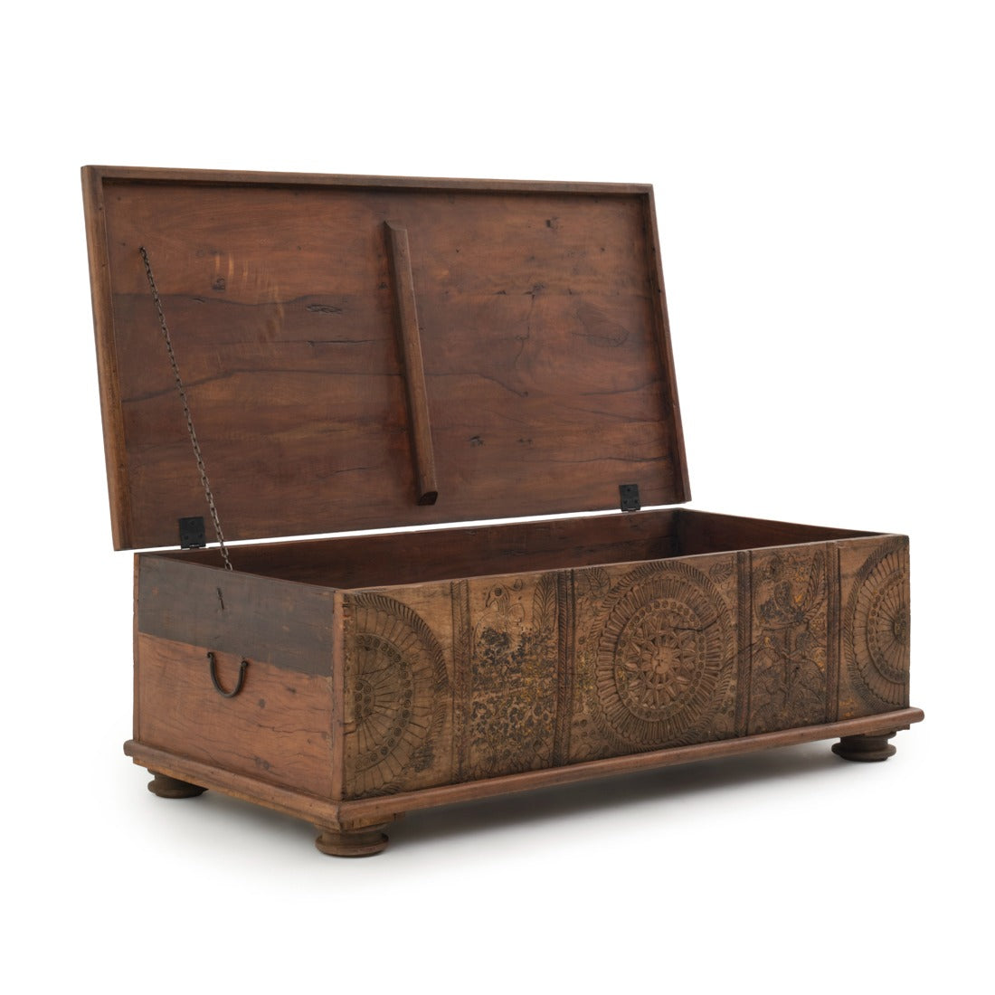 Indira Wood Coffee Table Light Brown