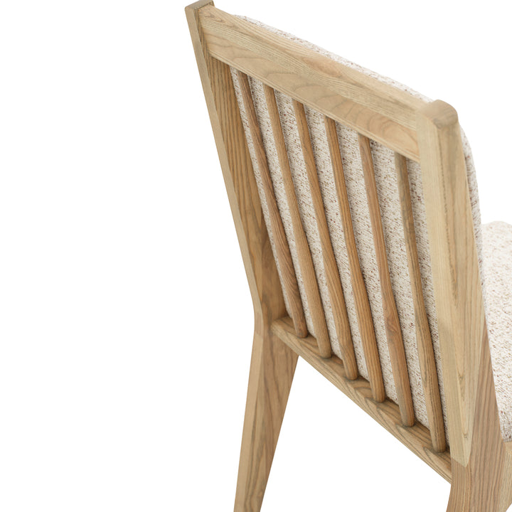 Narah Fabric Chair Light Grey