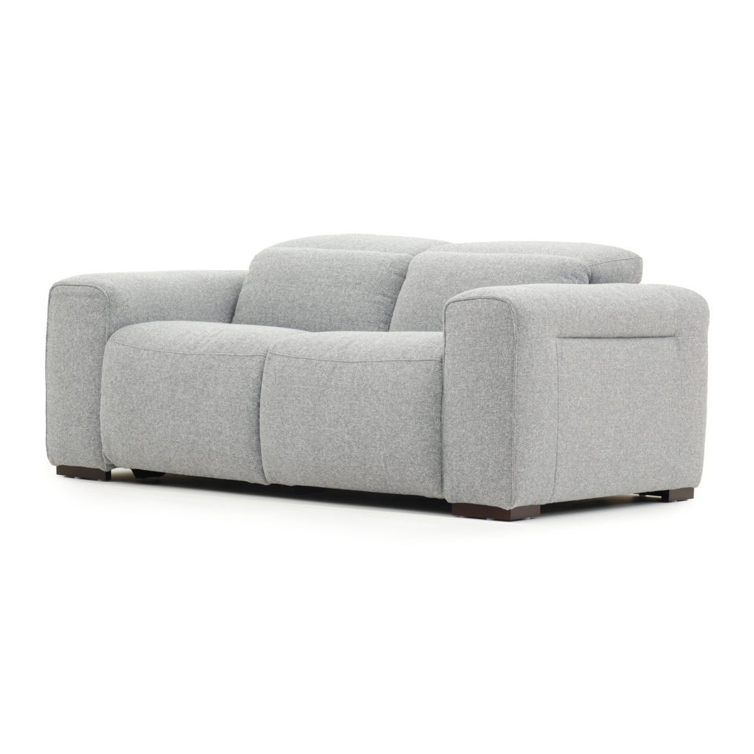 Niguel Fabric Reclining Loveseat Light Grey