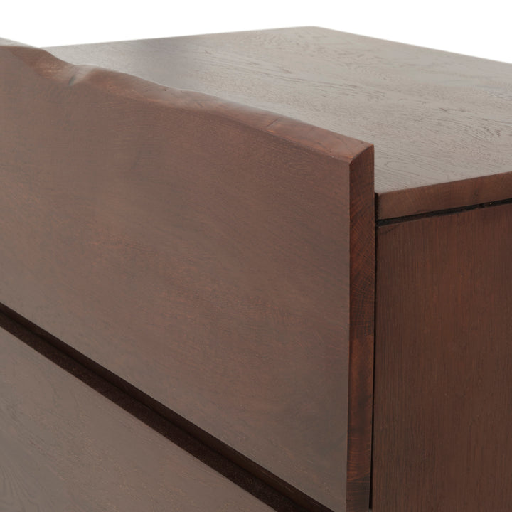 Noemi 5-Drawer Chest Dark Brown