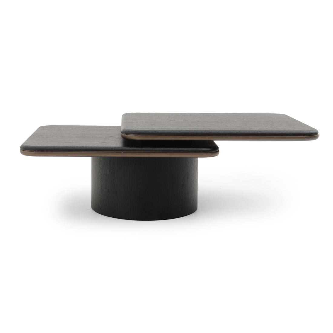 Novalee Wood Coffee Table Black