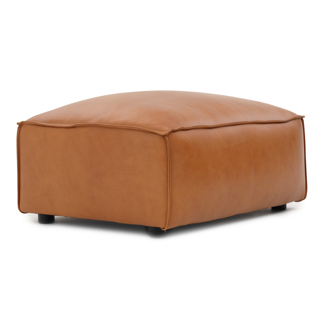 Nook Modular Ottoman Cognac