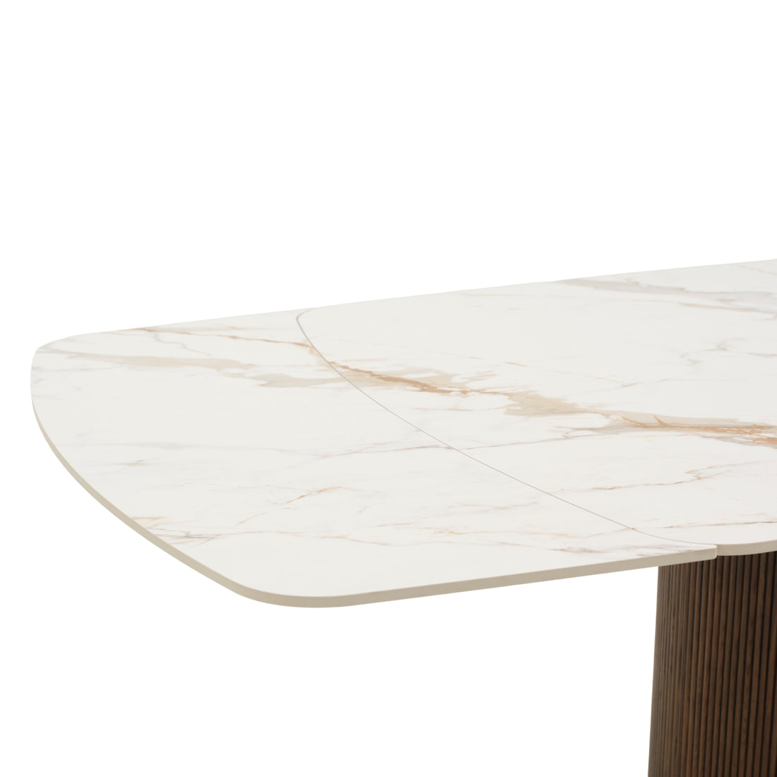 Esmeralda Extendable Dining Table White