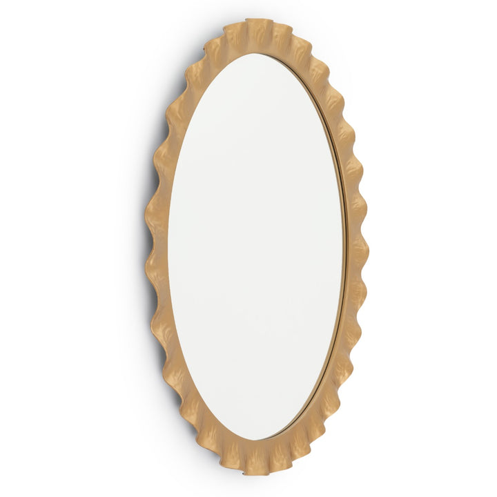 Wavie Wall Mirror Gold