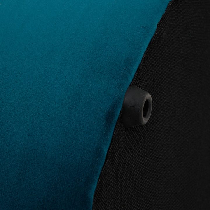 Wyle Fabric Ottoman Teal