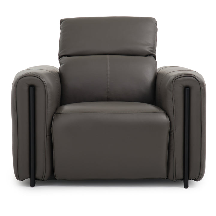 Wilnoir Reclining Accent Chair Dark Grey