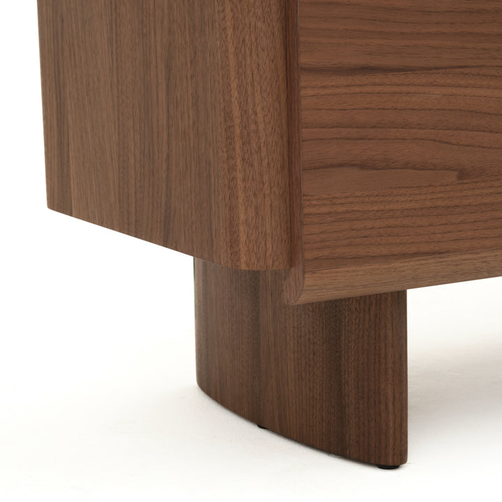 Evana Wood Sideboard Dark Brown