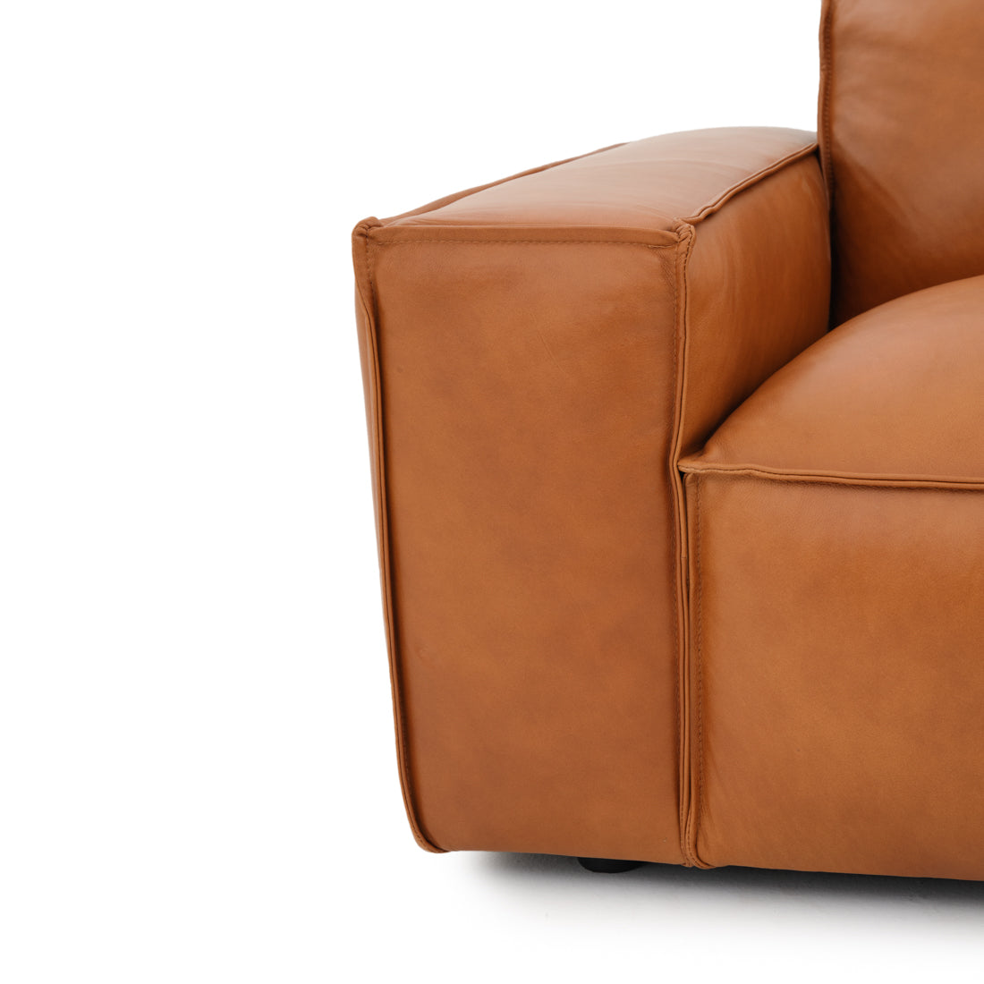 Nook Modular Left Chair Cognac
