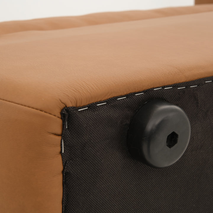 Nigella Armless Chair Cognac