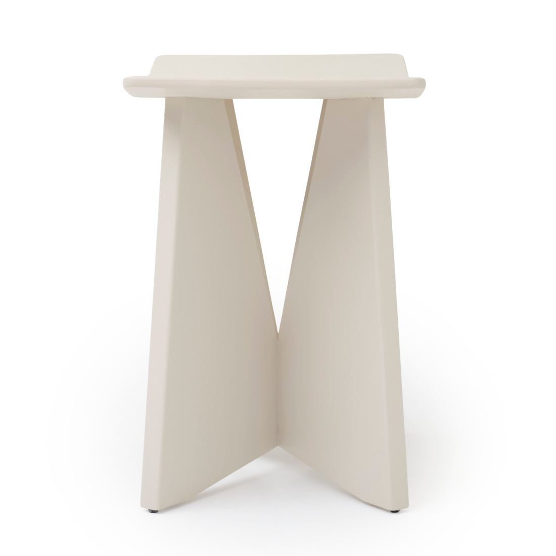Siya Accent Stool White