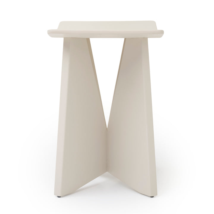 Siya Accent Stool White