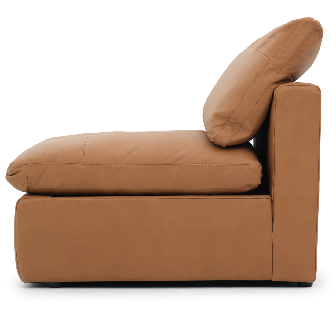 Nigella Armless Chair Cognac