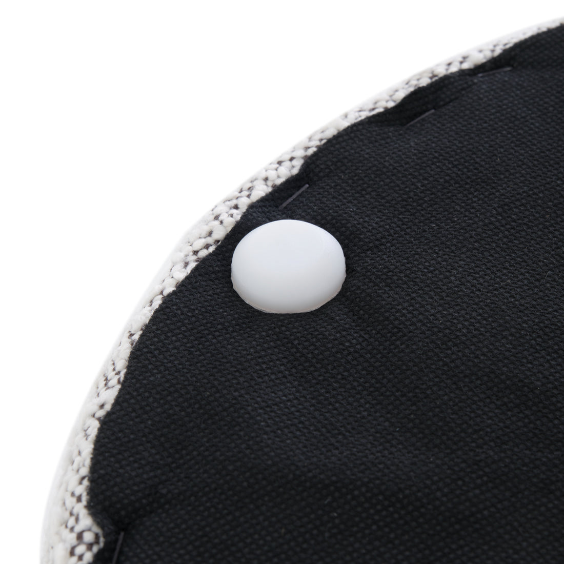 Emondi Fabric Ottoman Light Grey