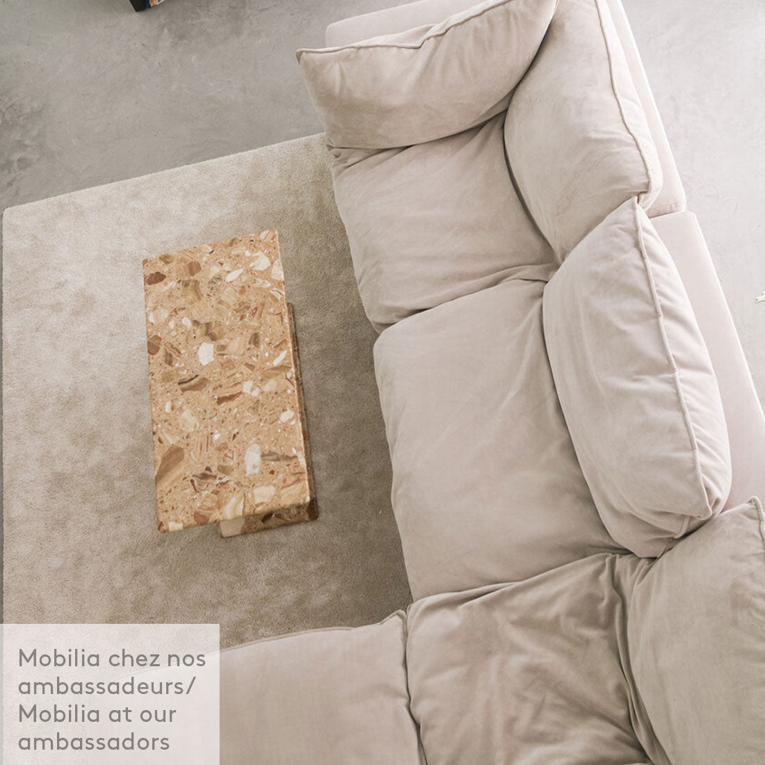 Nuage Fabric Modular Sofa Beige