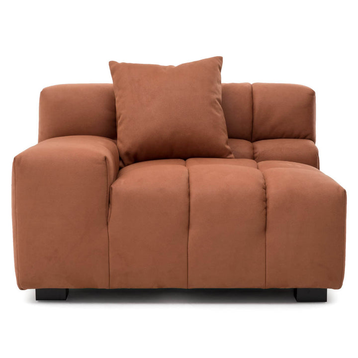 Norika Fabric Modular Sofa Orange