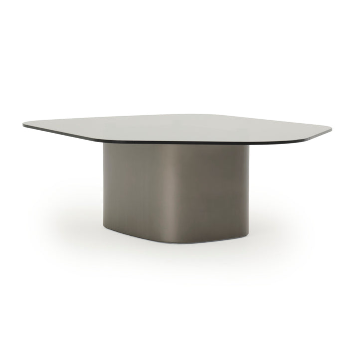 Whitford Glass Coffee Table Dark Grey