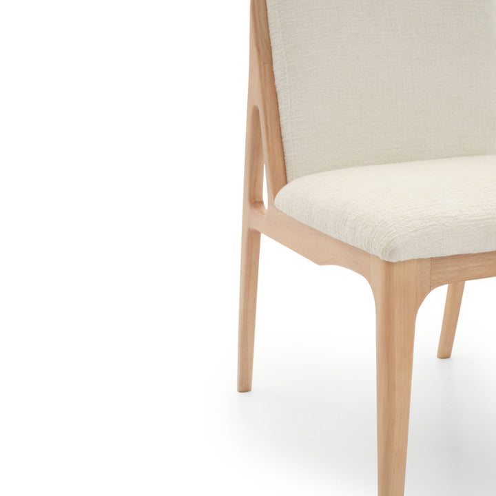 Edrina Fabric Chair White