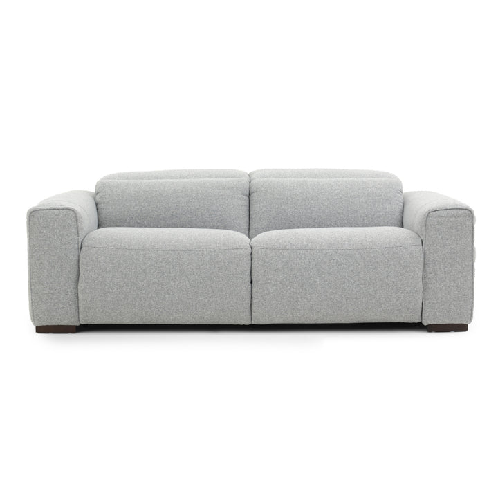 Niguel Fabric Reclining Sofa Light Grey