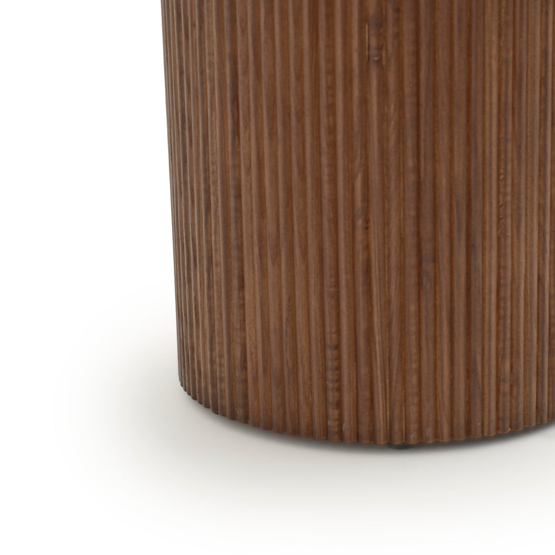 Esmeralda Ceramic End Table White
