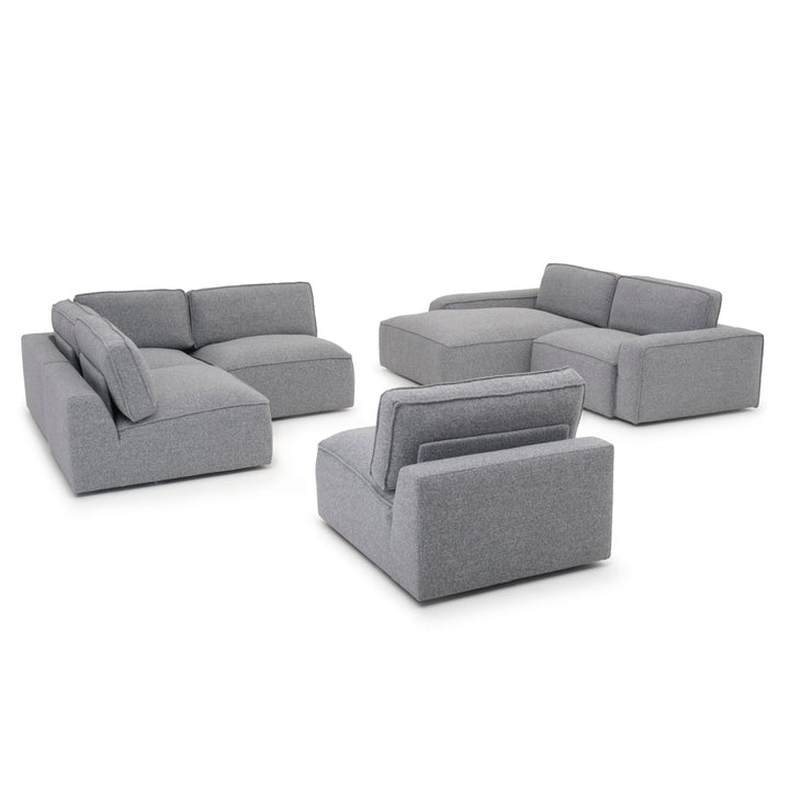 Nash Fabric Modular Set Dark Grey