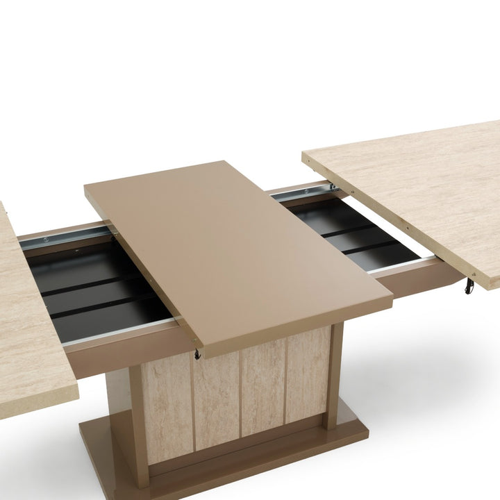 Nunzia Extendable Dining Table Beige