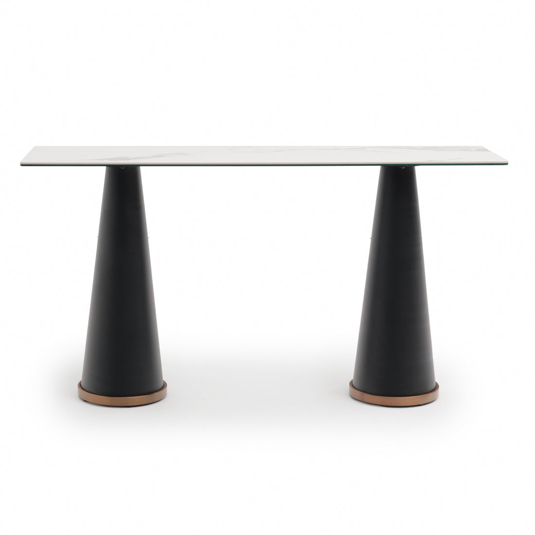 Wyon Ceramic Console Table Black